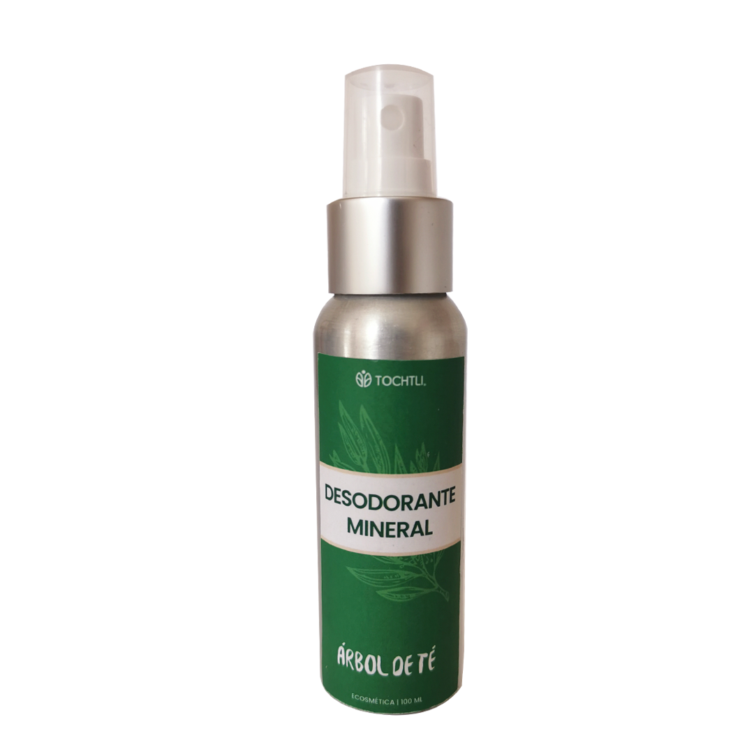 Spray desodorante mineral