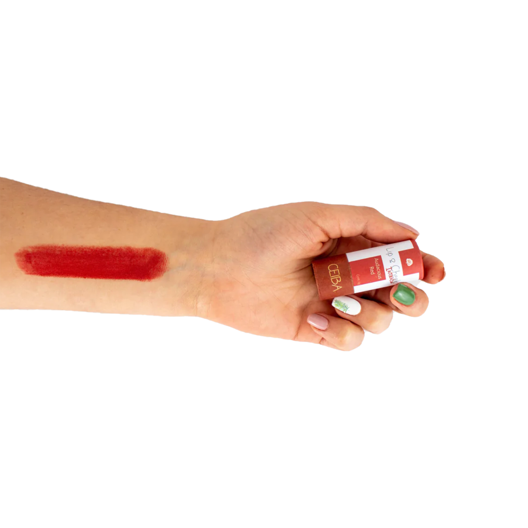 Bálsamo Lip & Cheek intense: AUDACIOUS RED