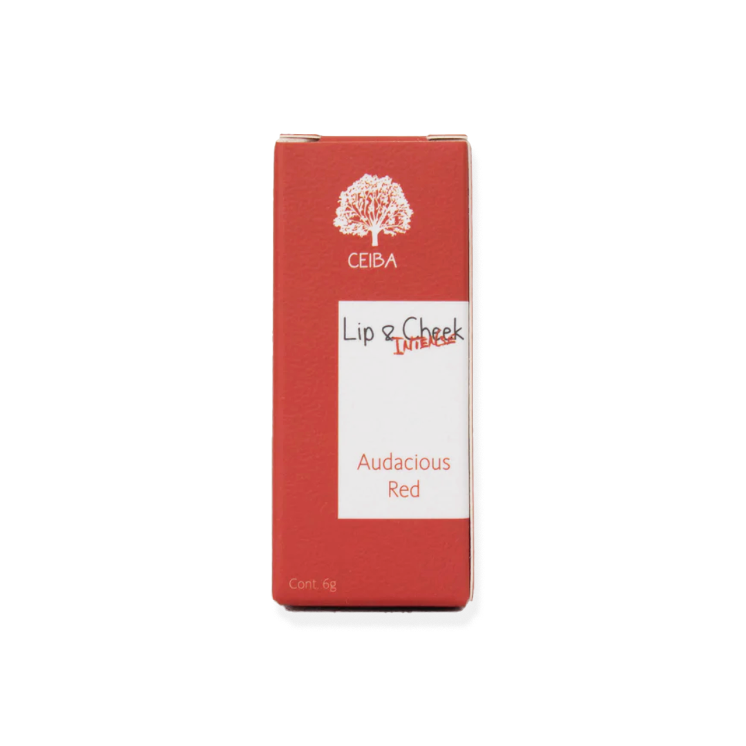 Bálsamo Lip & Cheek intense: AUDACIOUS RED