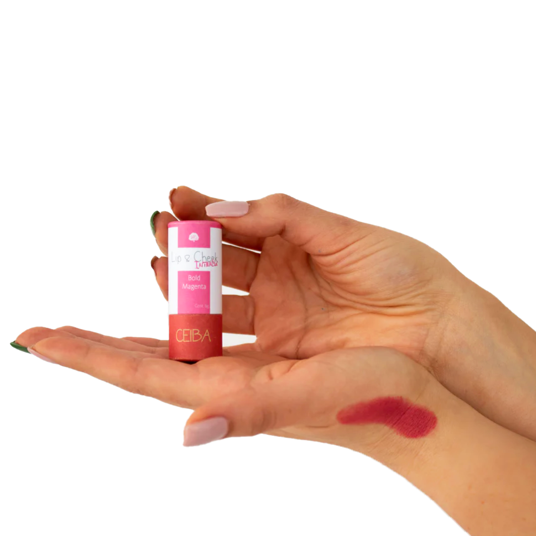 Bálsamo Lip & Cheek Intense: BOLD MAGENTA