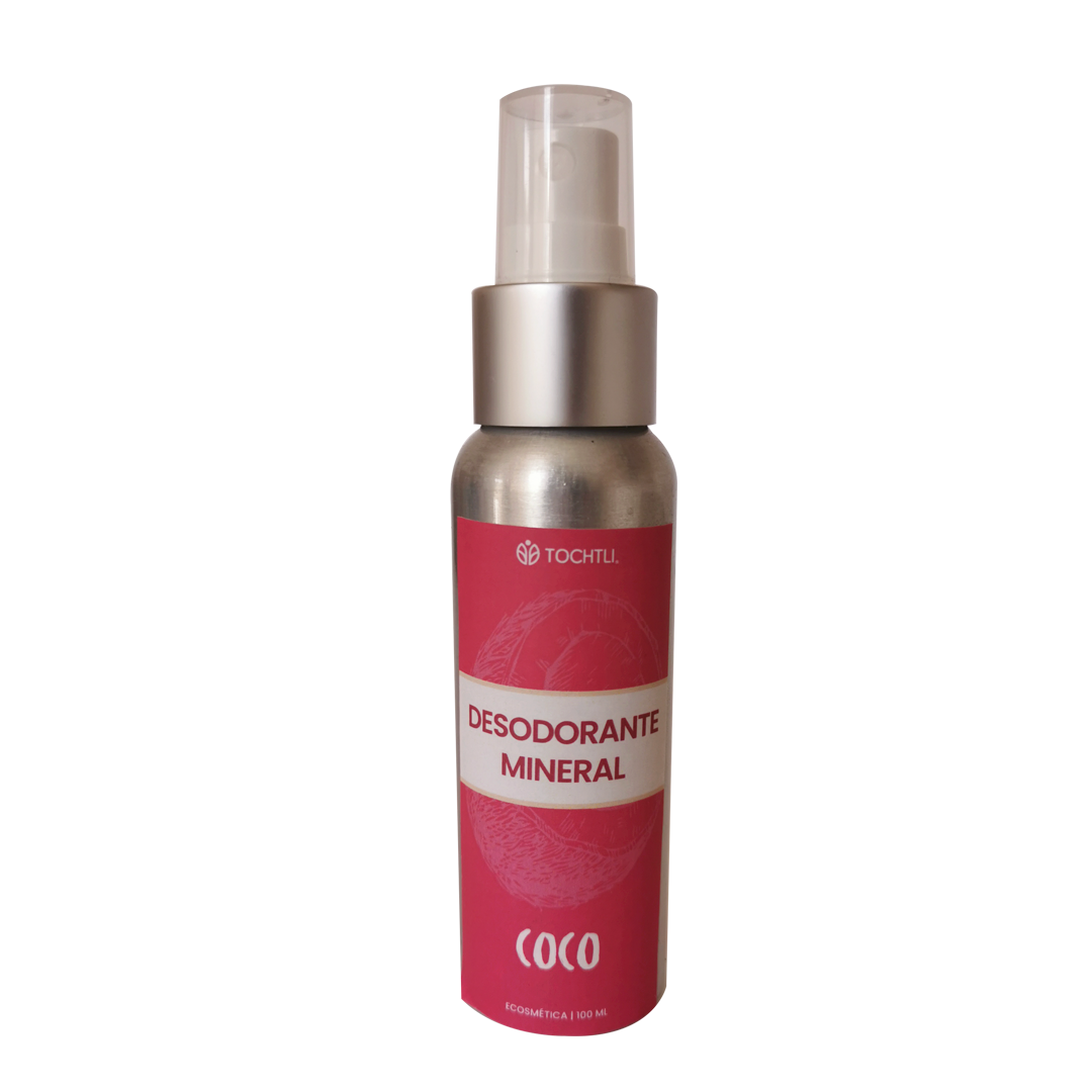 Spray desodorante mineral