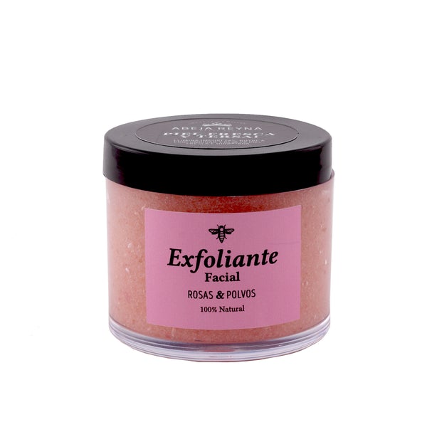 Exfoliante Facial de Rosas y Polvos