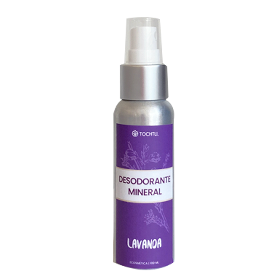 Spray desodorante mineral