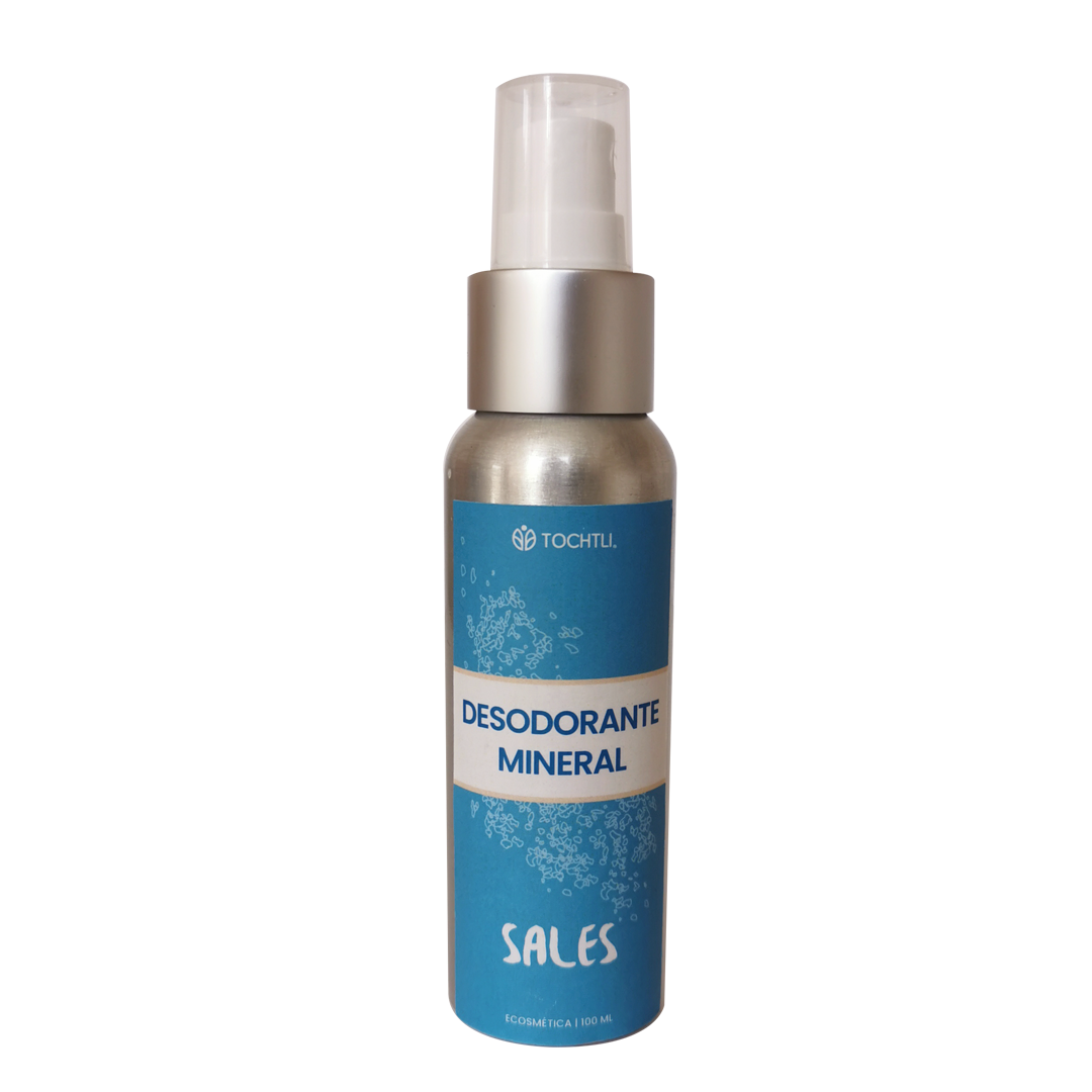 Spray desodorante mineral