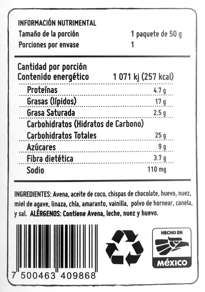 Galletas Saludables 50g