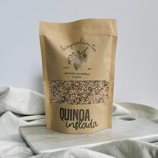 Quinoa inflada