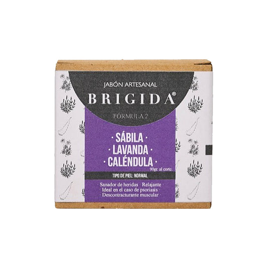 Jabón Brigida Fórmula 2 – Psoriasis / Rosácea / Acné piel sensible
