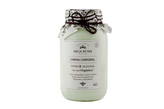 Crema corporal pepino y jalea real