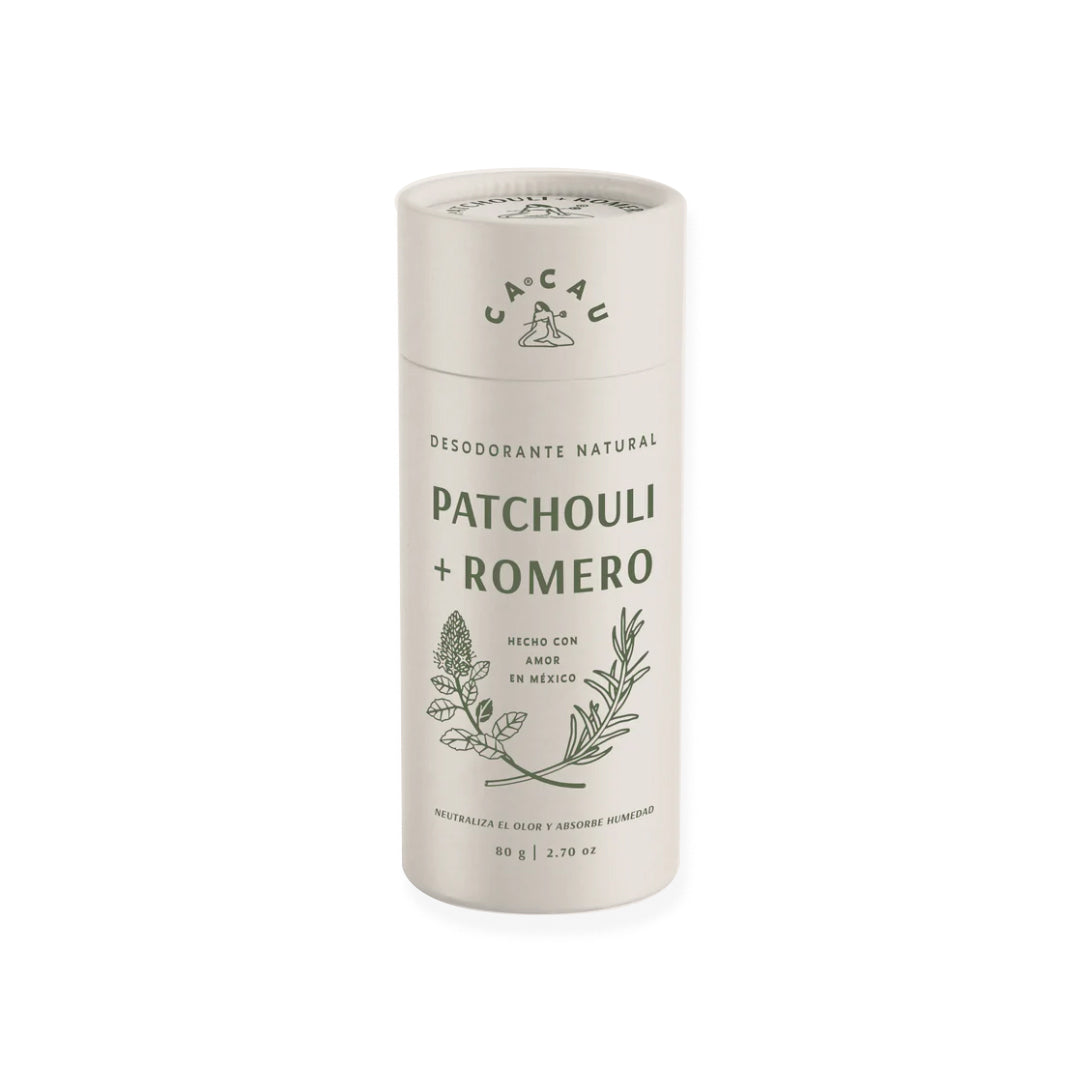 Desodorante Natural Patchouli + Romero