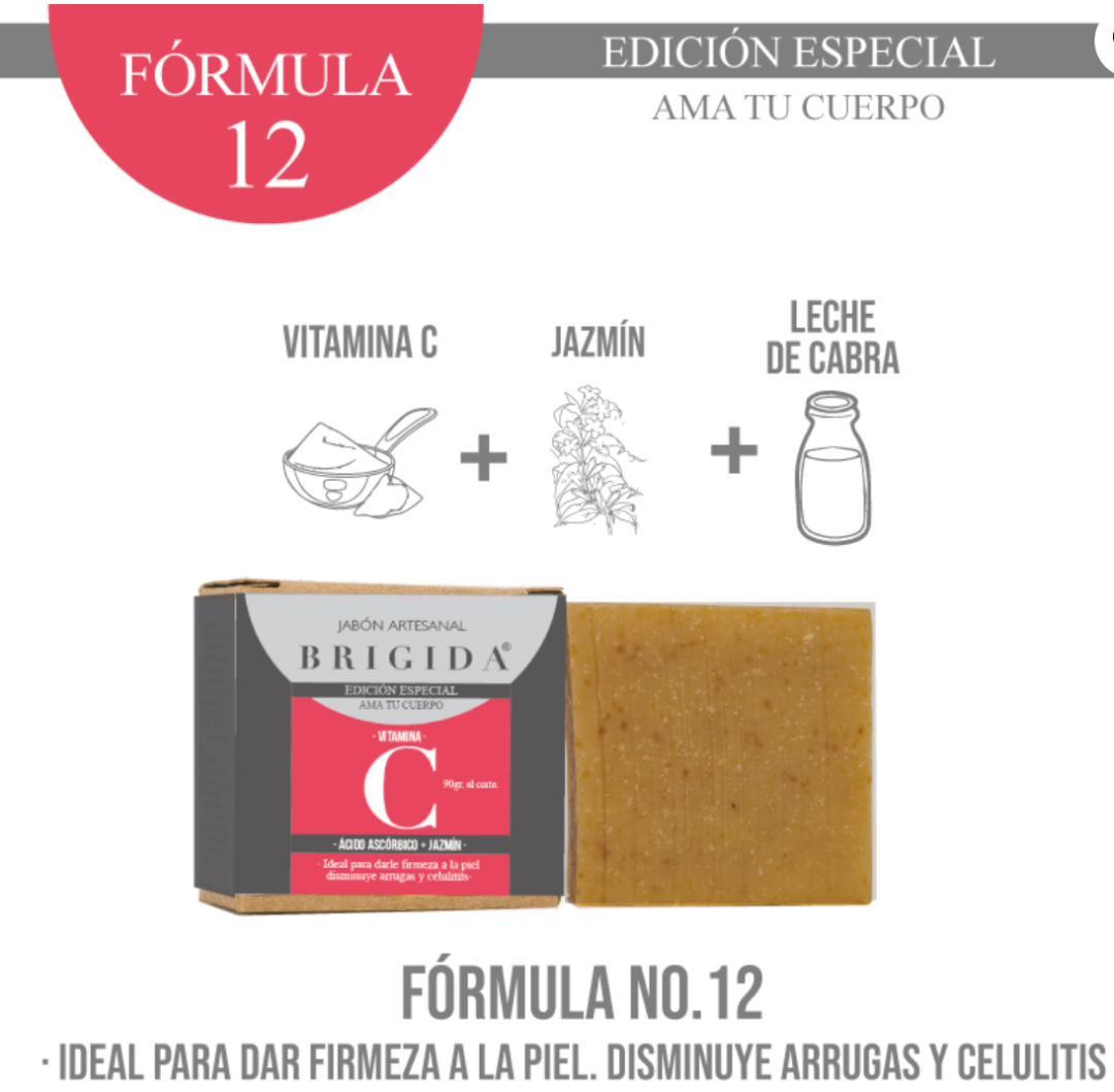 Jabón Brigida Fórmula 12 – Arrugas / Celulitis