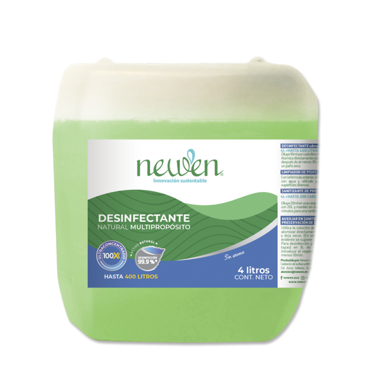 Newen Desinfectante Natural Multipropósito sin fragancia  4 Litros